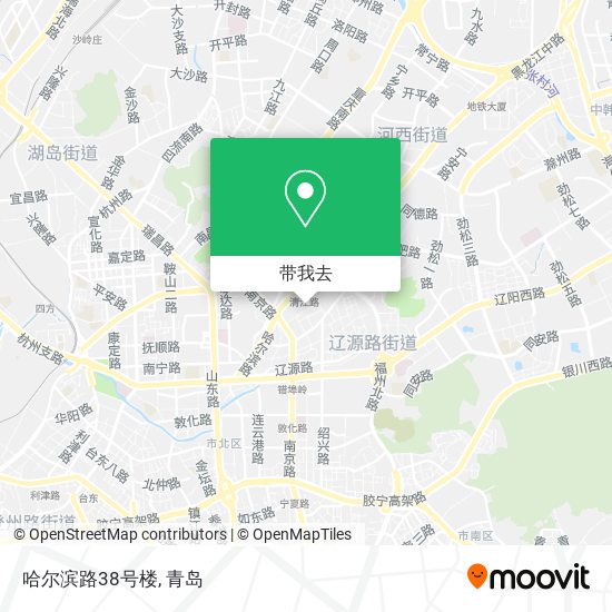 哈尔滨路38号楼地图
