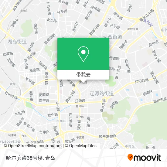 哈尔滨路38号楼地图