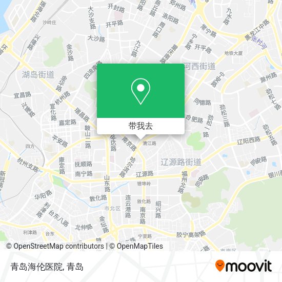青岛海伦医院地图