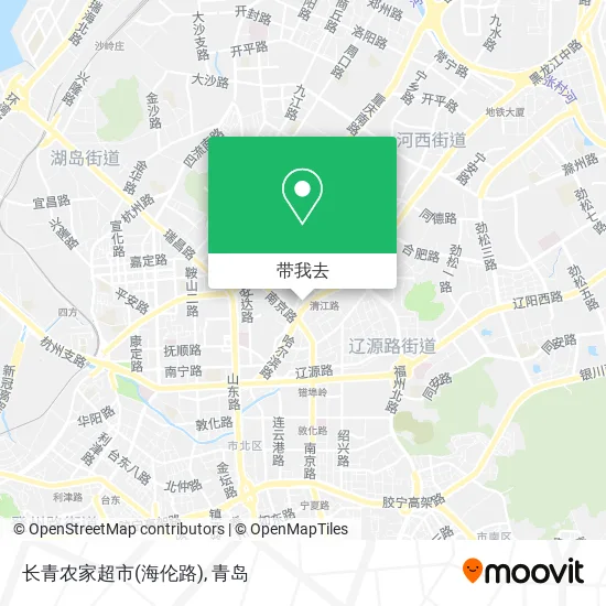 长青农家超市(海伦路)地图