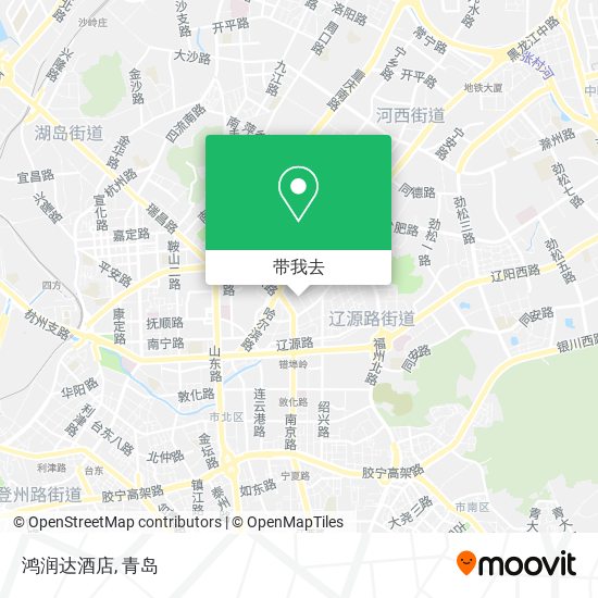 鸿润达酒店地图