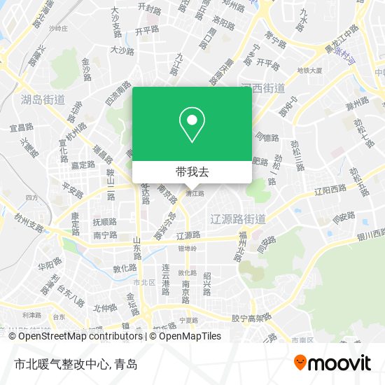 市北暖气整改中心地图