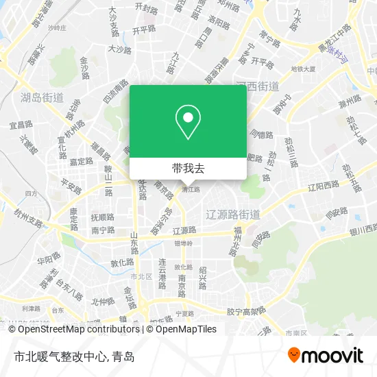 市北暖气整改中心地图