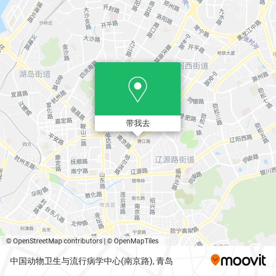 中国动物卫生与流行病学中心(南京路)地图