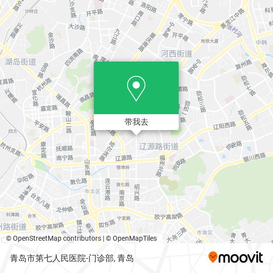 青岛市第七人民医院-门诊部地图