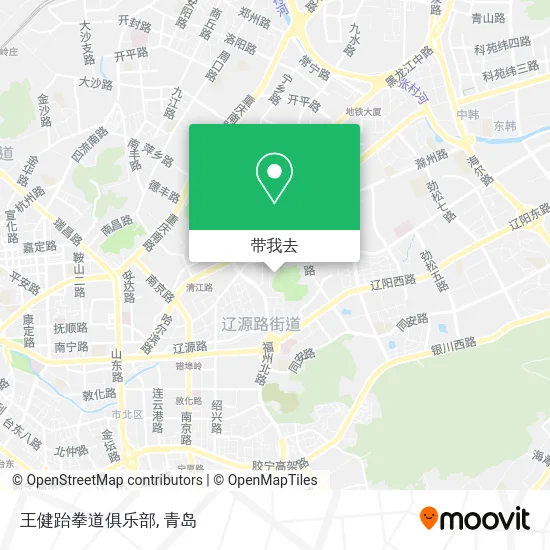王健跆拳道俱乐部地图