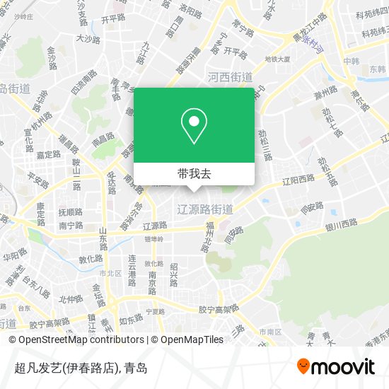 超凡发艺(伊春路店)地图