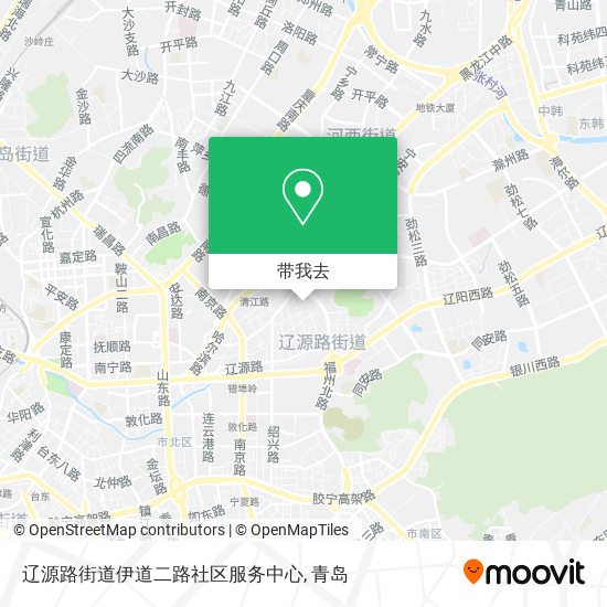 辽源路街道伊道二路社区服务中心地图