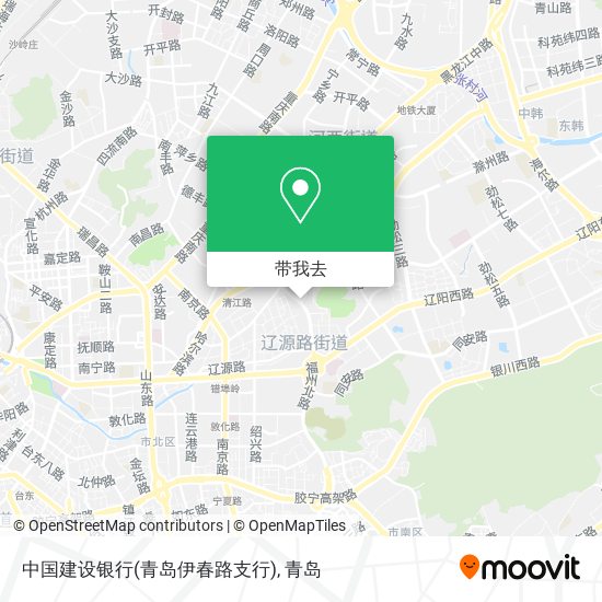 中国建设银行(青岛伊春路支行)地图