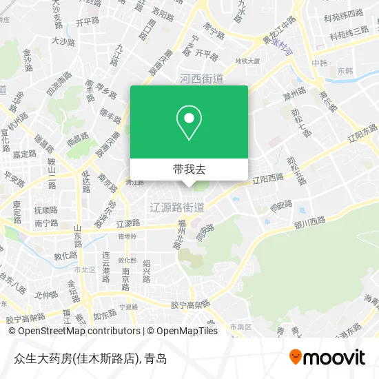 众生大药房(佳木斯路店)地图