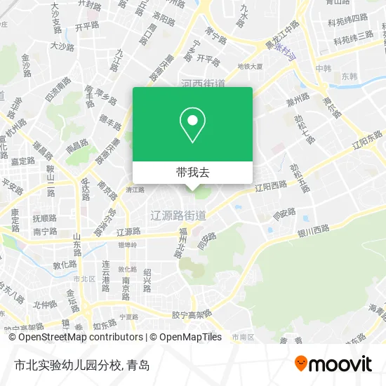 市北实验幼儿园分校地图