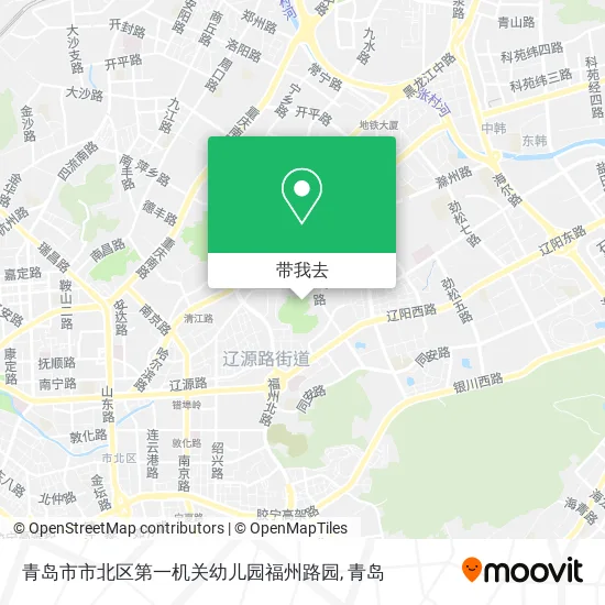 青岛市市北区第一机关幼儿园福州路园地图