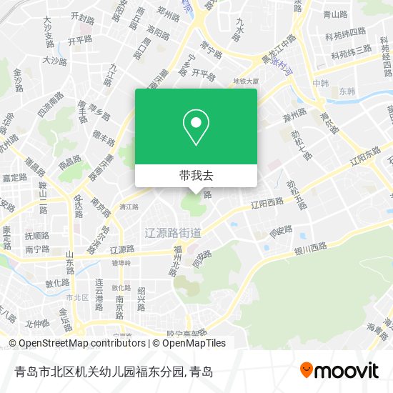青岛市北区机关幼儿园福东分园地图