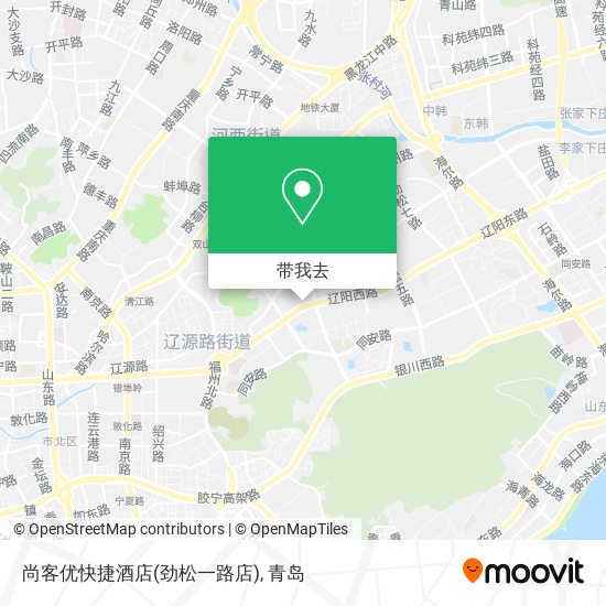 尚客优快捷酒店(劲松一路店)地图