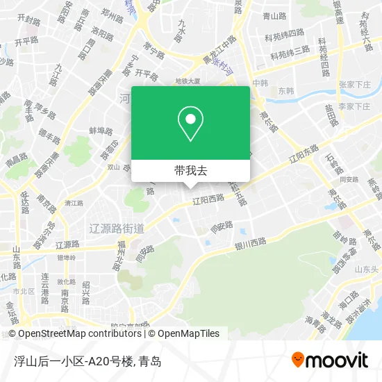 浮山后一小区-A20号楼地图