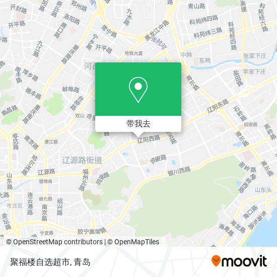 聚福楼自选超市地图