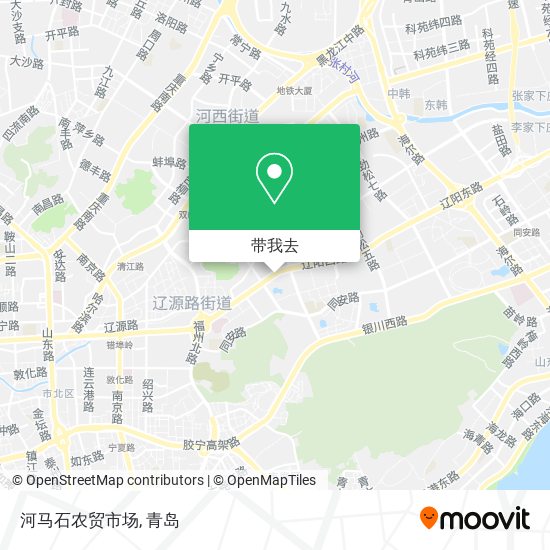 河马石农贸市场地图