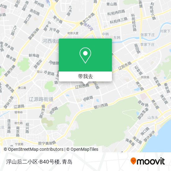 浮山后二小区-B40号楼地图