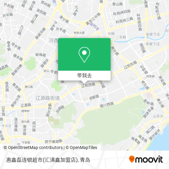 惠鑫磊连锁超市(汇满鑫加盟店)地图