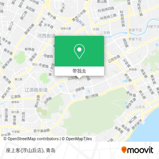 座上客(浮山后店)地图