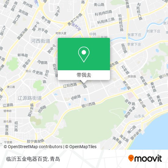临沂五金电器百货地图