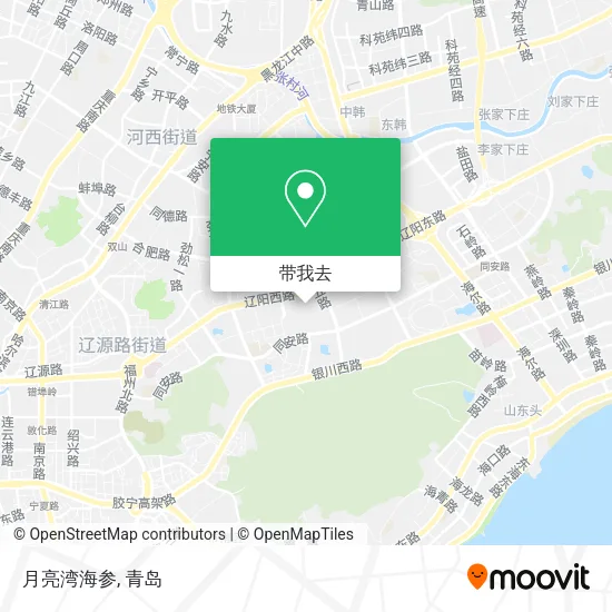 月亮湾海参地图