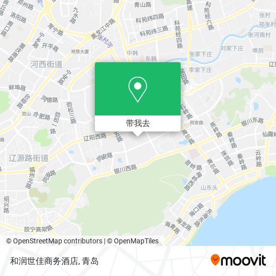 和润世佳商务酒店地图