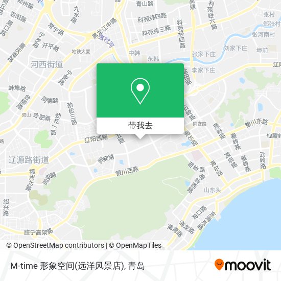 M-time 形象空间(远洋风景店)地图