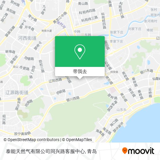 泰能天然气有限公司同兴路客服中心地图