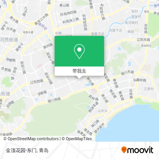 金顶花园-东门地图