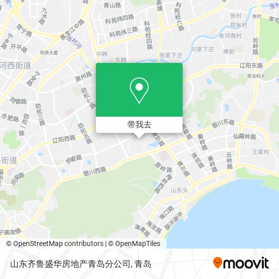 山东齐鲁盛华房地产青岛分公司地图