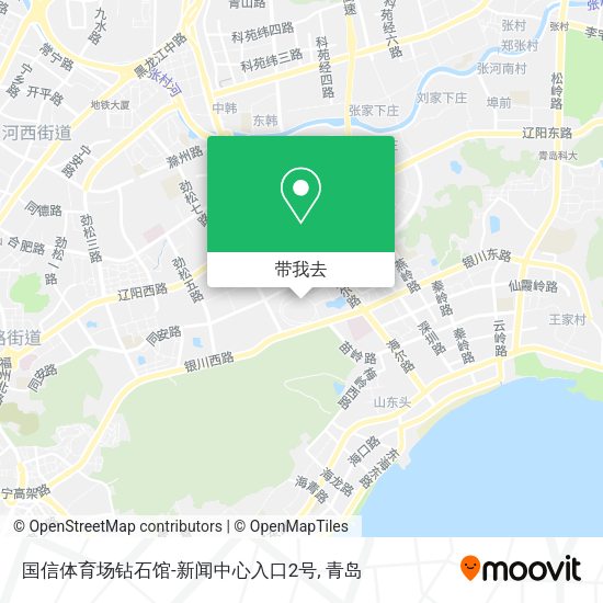 国信体育场钻石馆-新闻中心入口2号地图