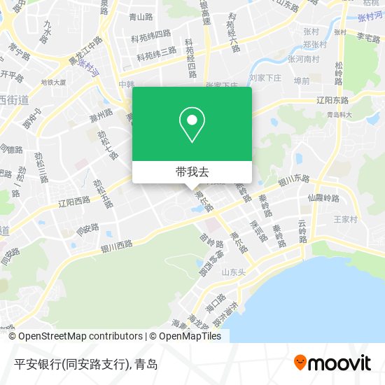 平安银行(同安路支行)地图