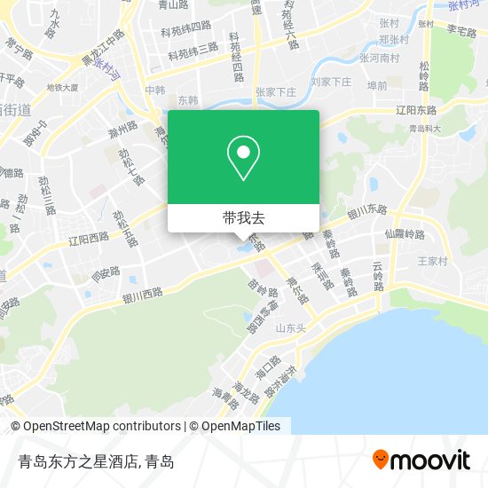 青岛东方之星酒店地图