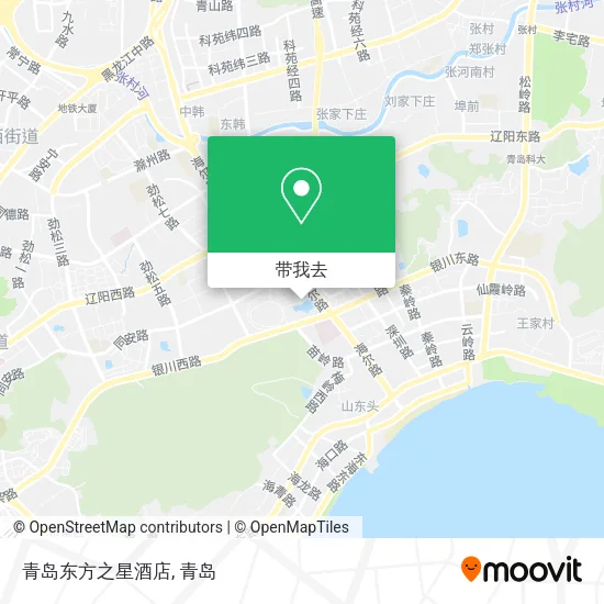 青岛东方之星酒店地图