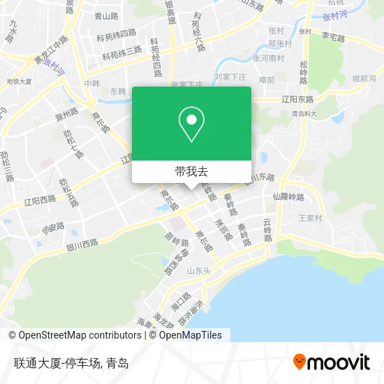 联通大厦-停车场地图