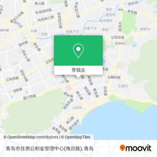 青岛市住房公积金管理中心(海尔路)地图
