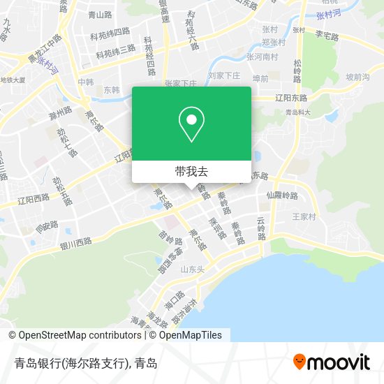 青岛银行(海尔路支行)地图