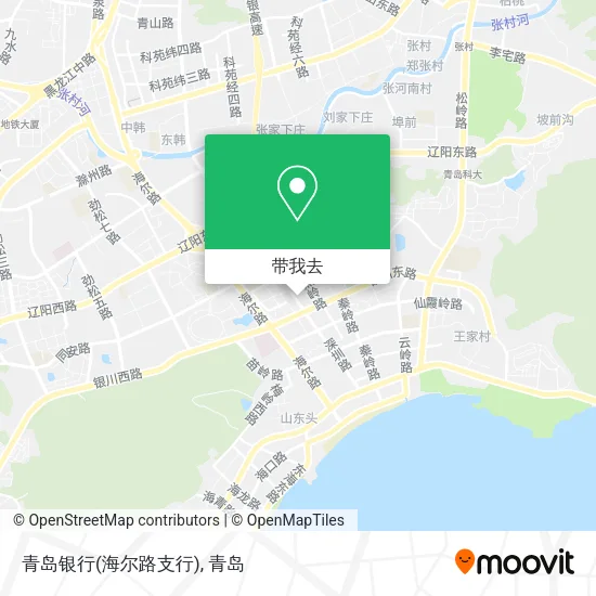 青岛银行(海尔路支行)地图