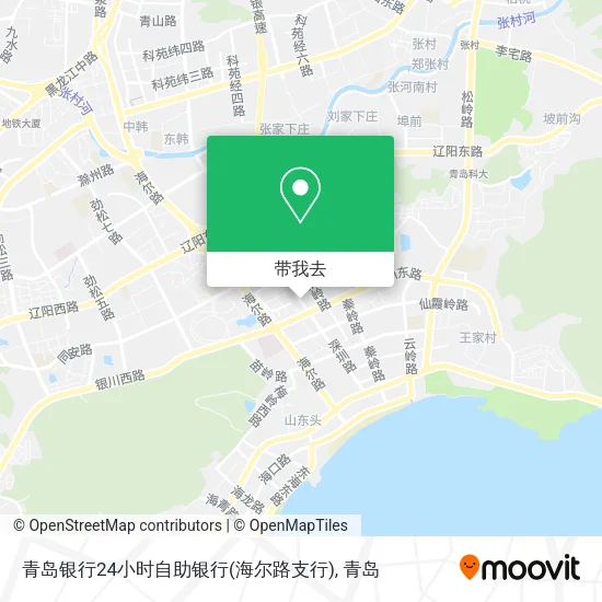 青岛银行24小时自助银行(海尔路支行)地图