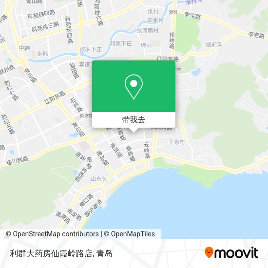 利群大药房仙霞岭路店地图