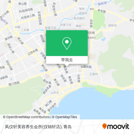 凤仪轩美容养生会所(仪锦轩店)地图