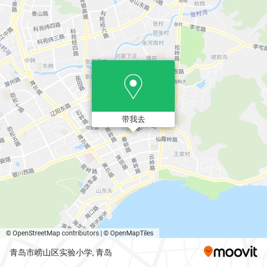 青岛市崂山区实验小学地图