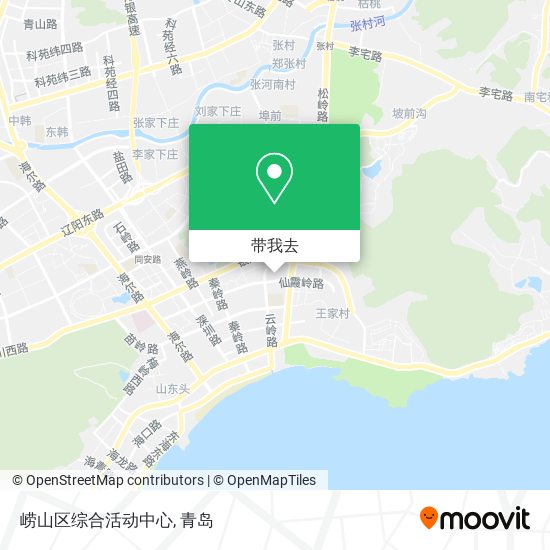 崂山区综合活动中心地图