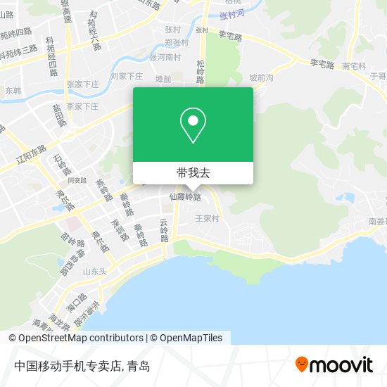 中国移动手机专卖店地图