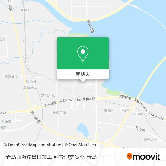 青岛西海岸出口加工区-管理委员会地图