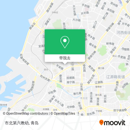 市北第六教幼地图
