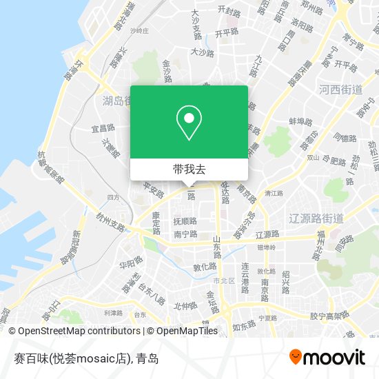 赛百味(悦荟mosaic店)地图
