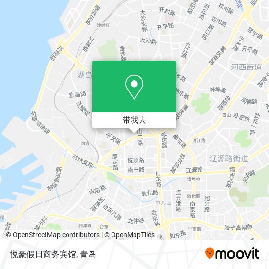 悦豪假日商务宾馆地图
