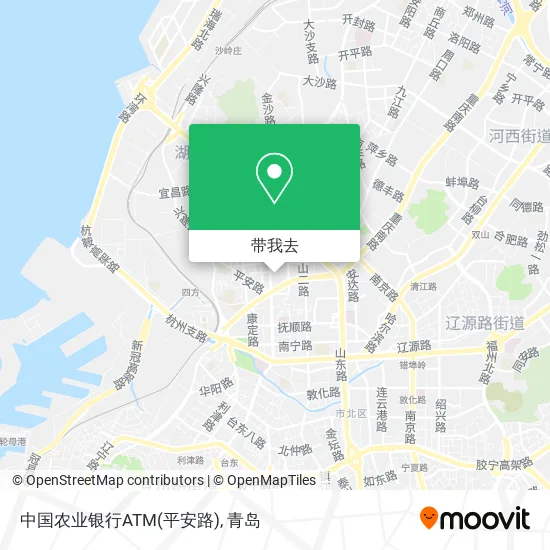 中国农业银行ATM(平安路)地图